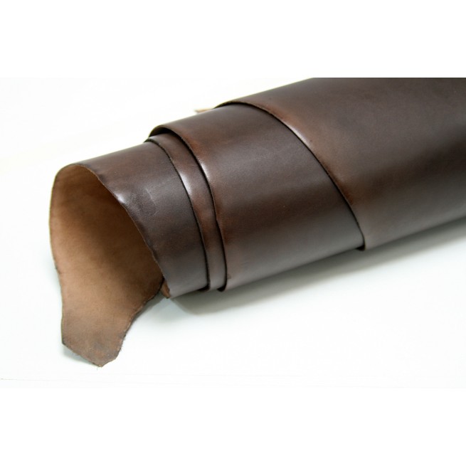 Полукожа КРС PREMIUM коричневый темный коньяк 2,2-2,4  фото