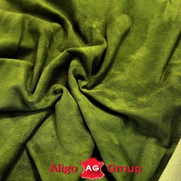 Велюр одяговий стрейч Magisco Velour зелений авокадо 0,5-0,6 Франція