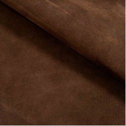 Велюр шевро Janni коричневий світлий шоколад 0,8 Італія