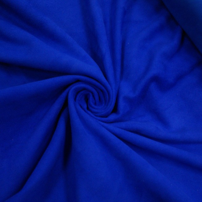 Велюр одежный теленок синий ЭЛЕКТРИК 0,6 Италия  фото