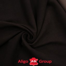 Велюр одежный стрейч коричневый черный 0,6 Италия