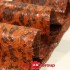 Питон натуральный коричневый коньяк п/глянец в кусках Италия фото