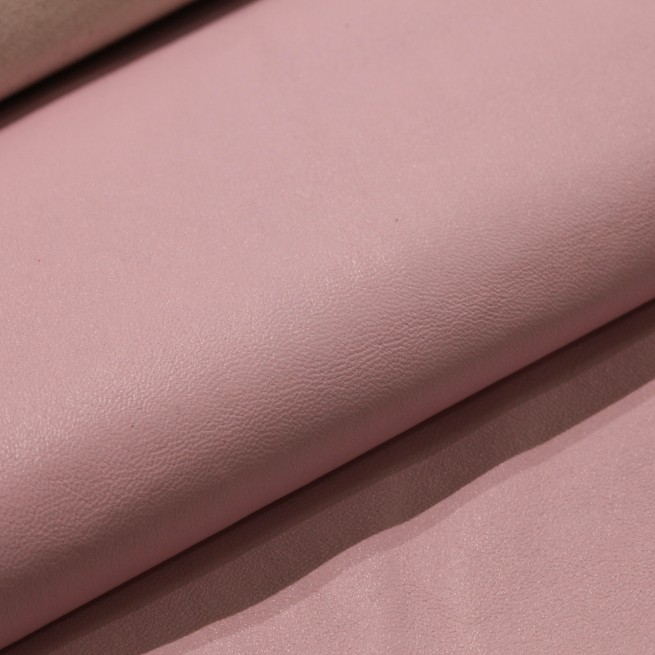 Кожа одежная стрейч розовый бледный фото