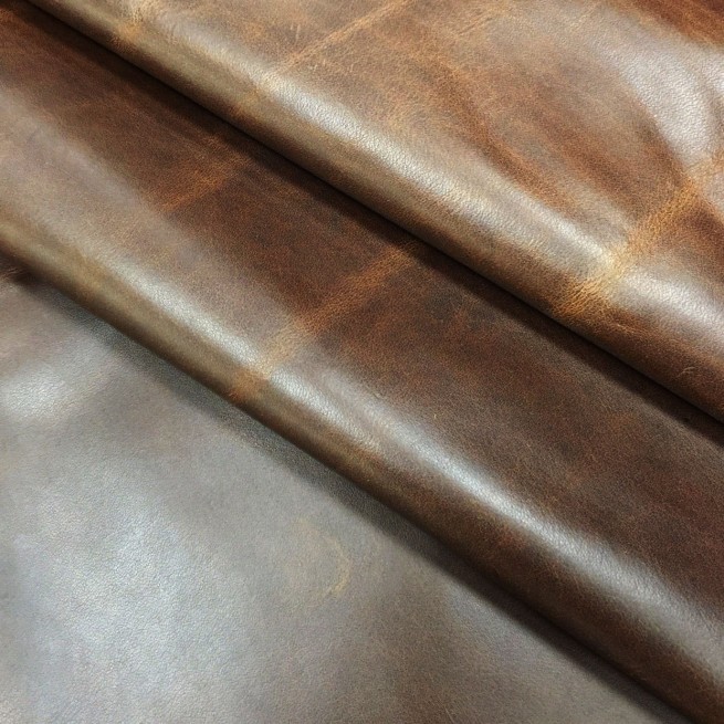 Кожа мебельная TIVOLI коричневый MATTONE 1,2 Италия фото