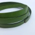 Шнур кожа 10х2 мм тип U0658 зеленый плоский Италия фото