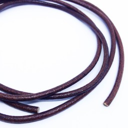 Шнур парафин. 3 мм тип U0378 коричневый каштан круглый Италия