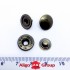 Кнопка Альфа БРОНЗА 12,5 мм тип X0057 (100 шт.) фото