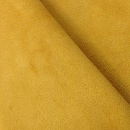Велюр шевро Stefania желтый охра 1.1 Италия