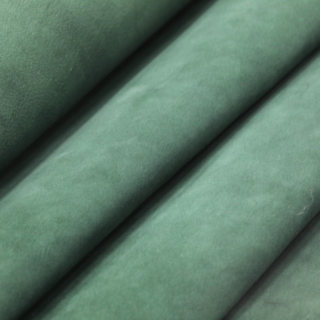 Велюр шевро Stefania зеленый ламинария 0,8-0,9 Италия фото
