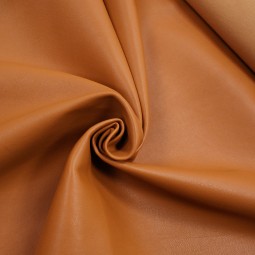 Кожа одежная стрейч коричневый рыжий 0,6 Италия