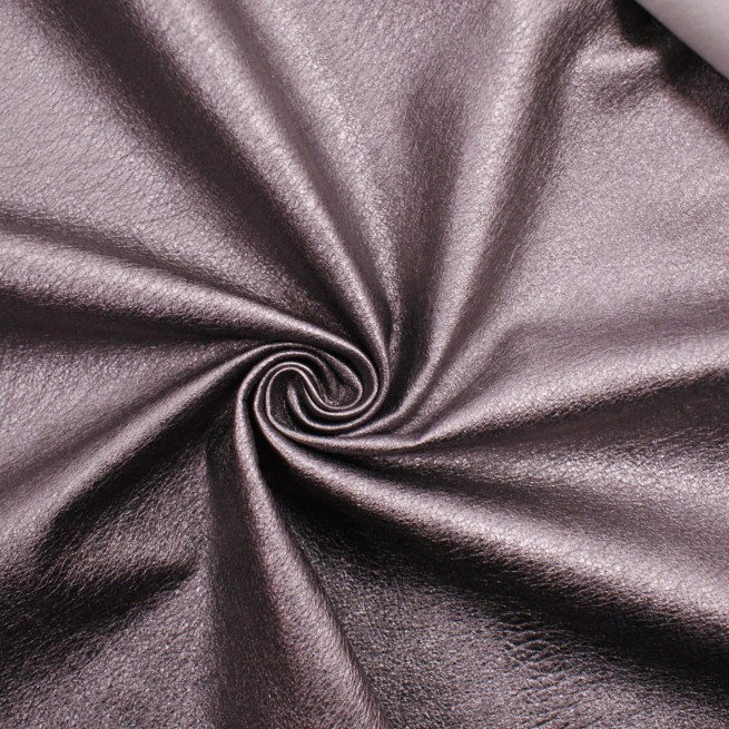 Кожа одежная стрейч серебро темное 0,5 Италия  фото
