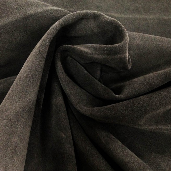 Спил-велюр Инта серый темный 1,2 Италия фото