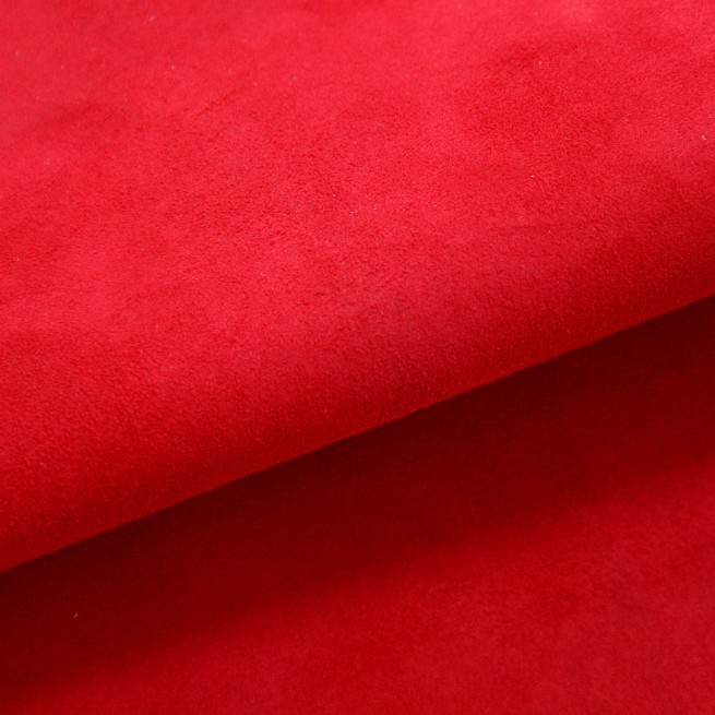 Велюр шевро Stefania красный рубин 0,7 Италия фото