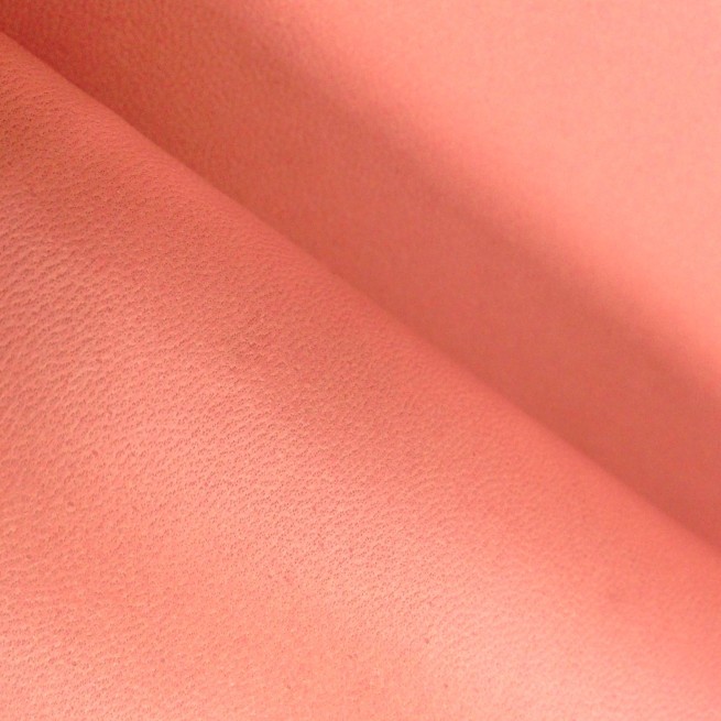 Кожа овчина на дублерине розовый лосось 1,0 Италия фото