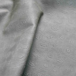 Кожа одежная овчина STAMP Черепаха серый 0,7 Италия