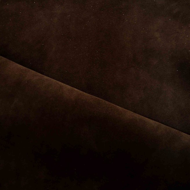 Велюр шевро Stefania коричневый темный 1,0 Италия фото