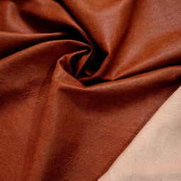 Шкіра одягова стрейч Antique коричневий мідь 0,5 Італія