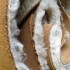 ПЛАСТИНА мех обув.иск. (белый) + кожа (рыжий) 115*60 см фото