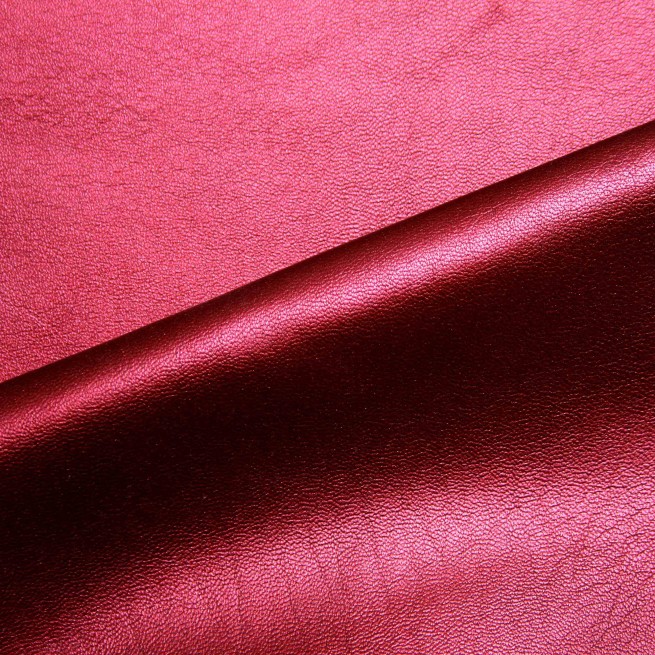 Кожа шевро FILM LAMINATO красный рубин 0,7 Италия фото
