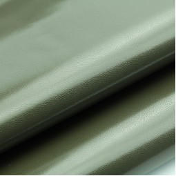 Кожподклад шевро глянец зеленый темный ХАКИ 0,6 Италия
