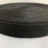 Лента ременная 40 мм нейлон черный елочка Италия фото