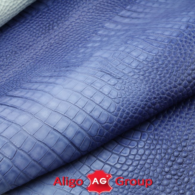 Шкіра ВРХ Крокодил Aligo синій NEPTUNE 1,2-1,4 Італія