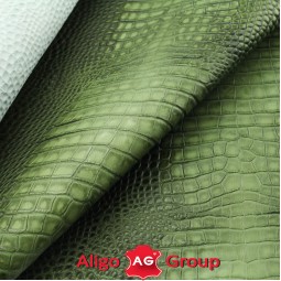 Шкіра ВРХ Крокодил Aligo зелений GREEN 1,2-1,4 Італія