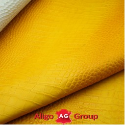 Шкіра ВРХ Крокодил Aligo жовтий YELLOW 1,2-1,4 Італія