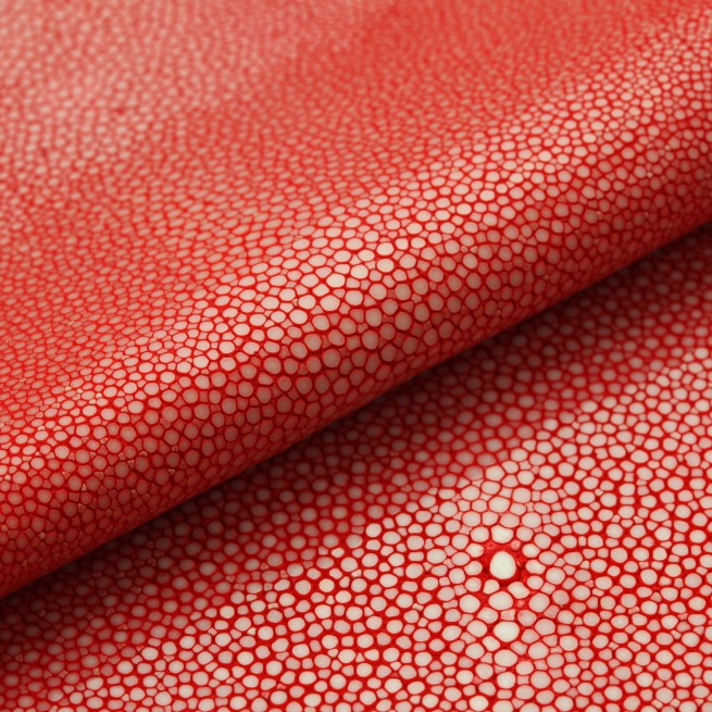 Скат натуральный красный коралл шлифованный  фото