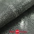 Скат натуральный черный серебро шлифованный  фото