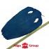 Скат натуральный синий бирюза шлифованный  фото