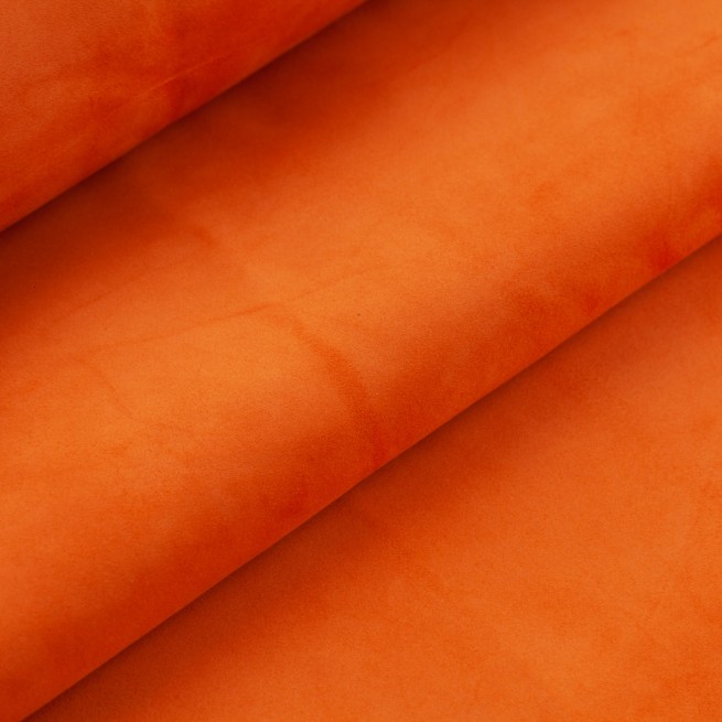 Велюр шевро Stefania оранж тыква 0,8 Италия фото