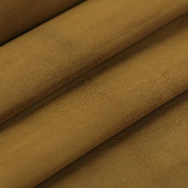 Велюр коричневый шевро RIANA сиена жженая 0,7 Италия фото
