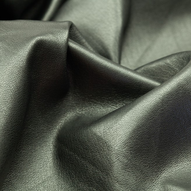 Кожа одежная стрейч черный в ассортименте 0,4-0,6 фото