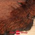 Мех дубленочный Бриза DF Наппалан коричневый рыжий фото