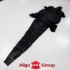 Крокодил взуттєво-галантерейний чорний 46 см