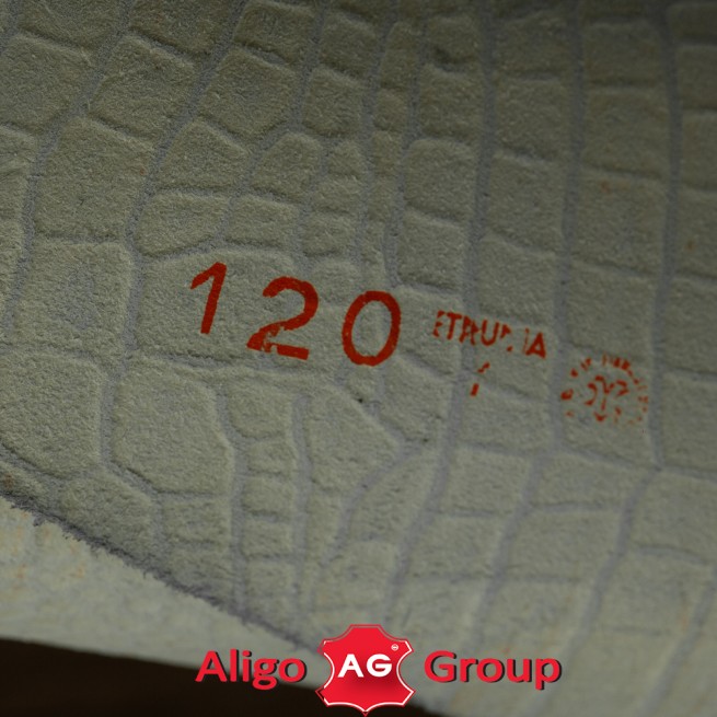 Шкіра ВРХ Крокодил Aligo блакитний 1,1-1,3 Італія