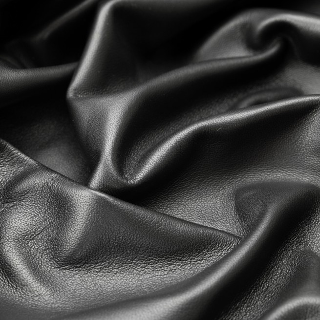 Кожа одежная овчина ИРМА черный 0,7-0,8 (див.20859) фото
