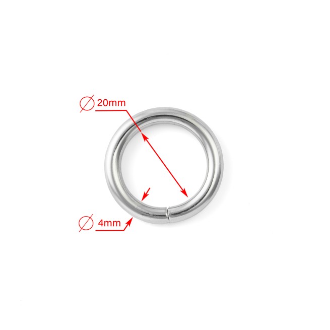 Кільце НІКЕЛЬ 20x4 мм