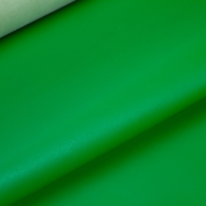 Шкірпідклад шевро матовий зелене листя 0,8 Італія