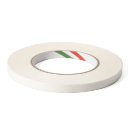 Тесьма самоклеющаяся белый 10мм нейлон на бумажной основе 50м Италия