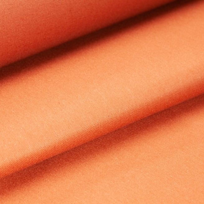 Ткань подкладочная COTTON коричневый КОНЬЯК 100%хлопок 150см Италия фото