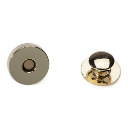 Кнопка магнитная на хольнитене ЗОЛОТО 18х4,5 мм 