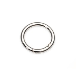 Карабин-кольцо НИКЕЛЬ 34,5 мм тип D0299