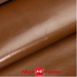 Шкіряний підклад шевро глянець коричневий TOFFEE 0,6 Італія