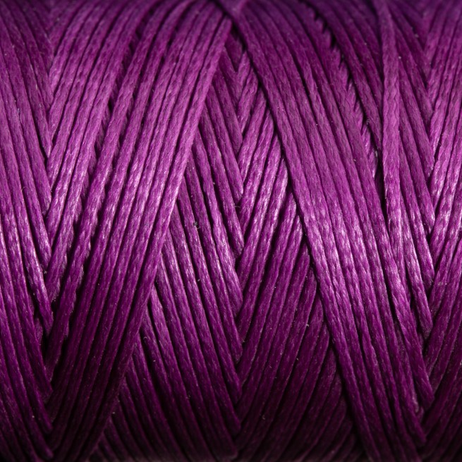 Нить вощеная плоская 100 м 1,0 мм фиолет баклажан фото