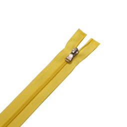 Молния пластик разъемная 3 мм желтый 40 см
