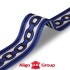 Лента ременная 50 мм нейлон голубой цепь Италия фото