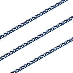 Ланцюг декоративний синій АЛЮМІНІЙ 5 мм тип X2037