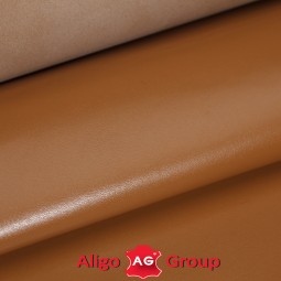 Шкіряний підклад шевро напівглянець коричневий CARAMEL 0,6-0,7 Італія